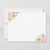 Licht roze lente Quinceañera Sparen de Kaart van d (Achterkant)