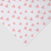 Licht roze liefde Hangt Patroon loskoppelen Tissuepapier (Detail)