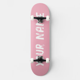 Licht Roze Mielig Meisjesachtig Persoonlijk Skateboard