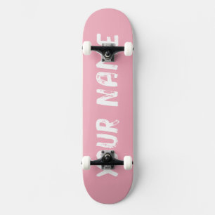 Licht Roze Mielig Meisjesachtig Persoonlijk Skateboard