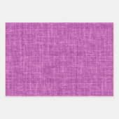 Licht Roze Paarse Linnen Inpakpapier Vel (Voorkant 3)