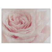 Licht roze Roos ventilator - Rozen bloemen Snijplank (Voorkant)