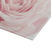 Licht roze Roos ventilator - Rozen bloemen Snijplank (Hoek)