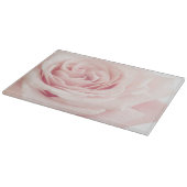 Licht roze Roos ventilator - Rozen bloemen Snijplank (Hoek)