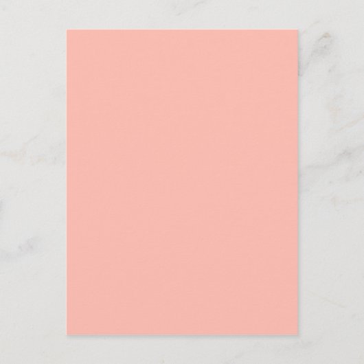 Licht roze roze Baby roze pasta-meisje Briefkaart (Voorkant)