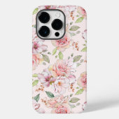 Licht roze rozen patroon Hoesje-Mate iPhone c Case-Mate iPhone Case (Achterkant)