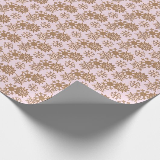 Licht roze | Rustisch snoepgoed Cadeaupapier (Hoek)