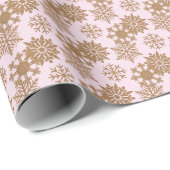 Licht roze | Rustisch snoepgoed Cadeaupapier (Rol Hoek)