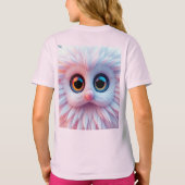 Licht-Roze-Schattig T-shirt (Achterkant)