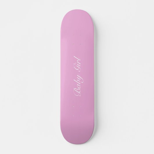 Licht roze skateboard van Baby Girl (Voorkant)