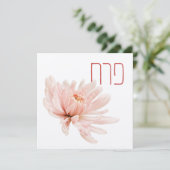 Licht roze ventilator met de naam Hebreeuws - Pera (Staand voorkant)