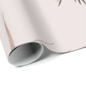 Licht roze verlooppapier voor rotspatroon cadeaupapier (Rol Hoek)