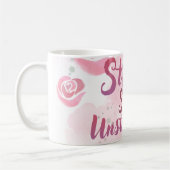 Licht Roze Vrouwelijke Mok (Links)