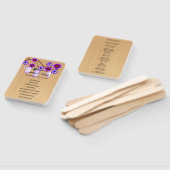 Licht rustiek Paarse Bloemen Mason Jars Bruiloft Handwaaier (Niet-gemonteerd)