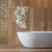 Licht rustiek traditioneel bad handdoek