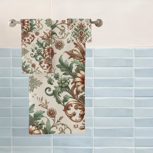 Licht rustiek traditioneel bad handdoek