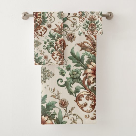 Licht rustiek traditioneel bad handdoek (Insitu)