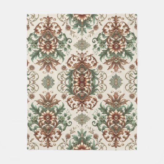 Licht rustiek traditioneel fleece deken (Voorkant)