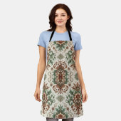 Licht rustiek traditioneel schort (Gedragen)