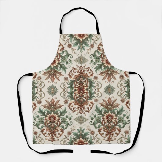 Licht rustiek traditioneel schort (Voorkant)