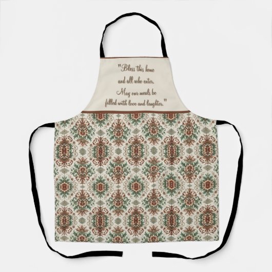 Licht Rustiek Traditioneel  Schort (Voorkant)