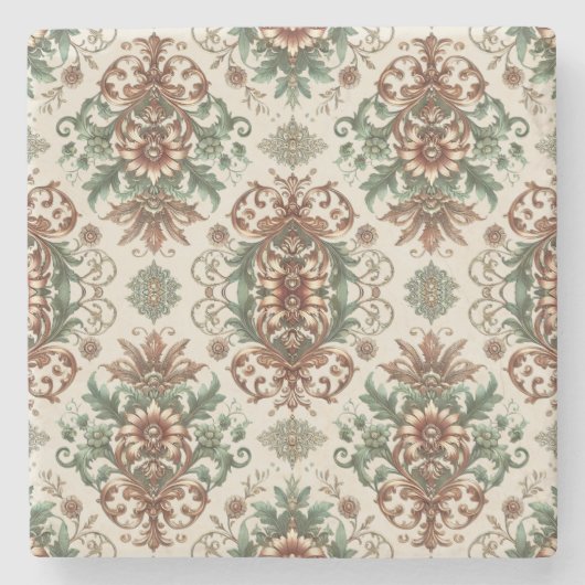 Licht rustiek traditioneel stenen onderzetter (Voorkant)