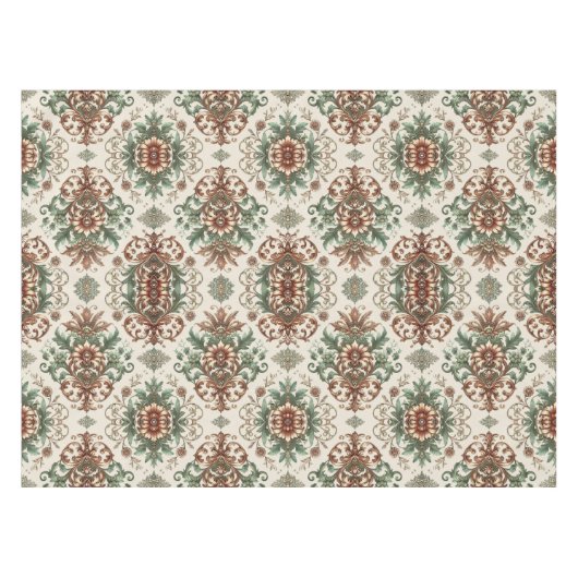 Licht rustiek traditioneel tafelkleed (Voorkant (Horizontaal))