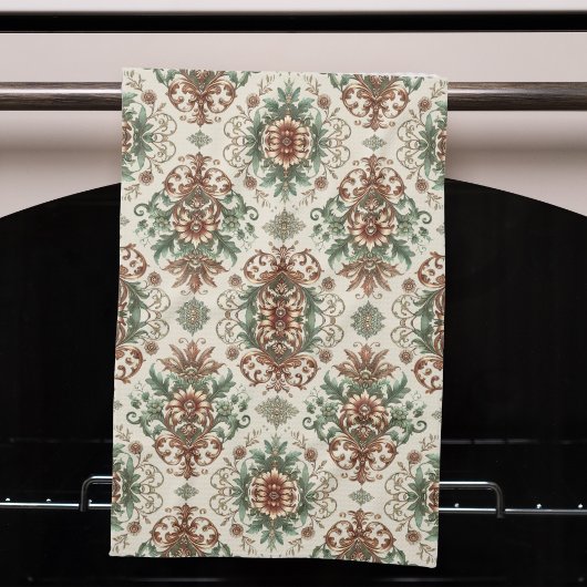 Licht rustiek traditioneel theedoek