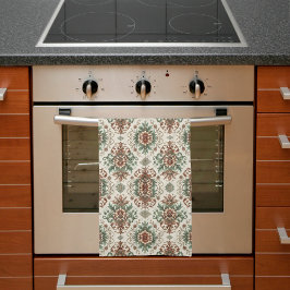 Licht rustiek traditioneel theedoek