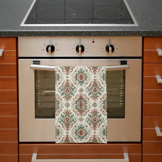 Licht rustiek traditioneel theedoek