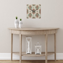 Licht rustiek traditioneel vierkante klok