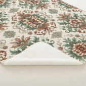 Licht rustieke traditionele sherpa deken (3/4)