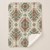 Licht rustieke traditionele sherpa deken (Voorkant)