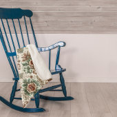 Licht rustieke traditionele sherpa deken