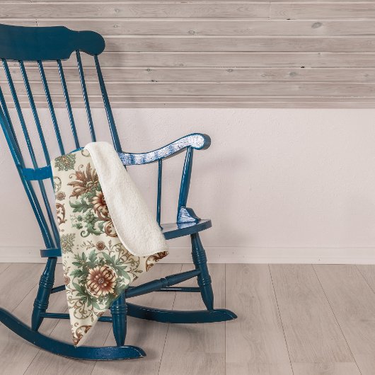 Licht rustieke traditionele sherpa deken