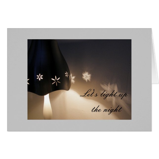 Licht 's nachts op. (Voorkant Horizontaal)