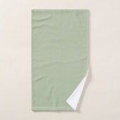 Licht Sage Groen Effen Kleur Bad Handdoek (Handdoek)
