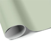 Licht Sage Groen Effen Kleur Cadeaupapier (Rol Hoek)