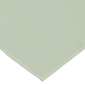 Licht Sage Groen Effen Kleur Korte Tafelloper (Hoek)