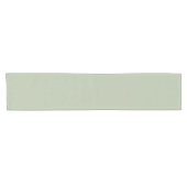Licht Sage Groen Effen Kleur Korte Tafelloper (Horizontaal)