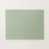 Licht Sage Groen Effen Kleur Legpuzzel (Horizontaal)