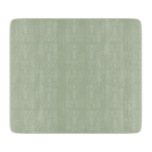 Licht Sage Groen Effen Kleur Snijplank (Voorkant)