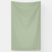 Licht Sage Groen Effen Kleur Spandoek (Verticaal)