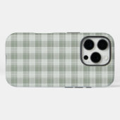 Licht Sage Groen Plaid Patroon Case-Mate iPhone Case (Achterkant (horizontaal))