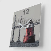 LICHT SANDY-PUNT VIERKANTE KLOK (Hoek)