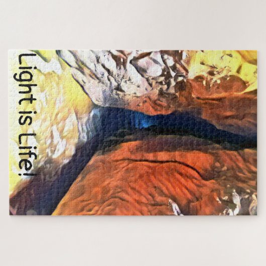 Licht & schaduw Kaaf Aansluiting op Zee Legpuzzel (Horizontaal)