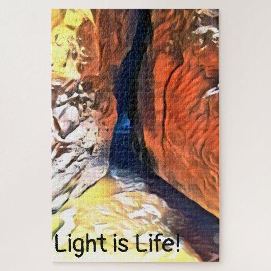 Licht & schaduw Kaaf Aansluiting op Zee Legpuzzel (Verticaal)