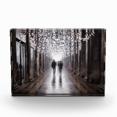 Licht, schaduwen en symmetrie - sepia fotoblokken (Voorkant)