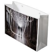 Licht, schaduwen en symmetrie - sepia groot cadeauzakje (Voorkant Gekanteld)