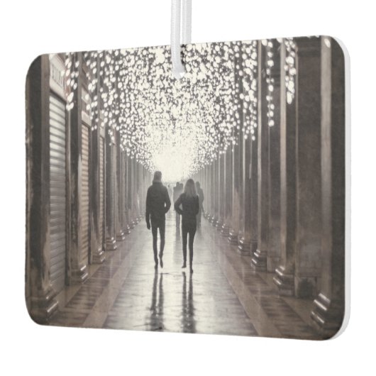 Licht, schaduwen en symmetrie - sepia luchtverfrisser (Links)